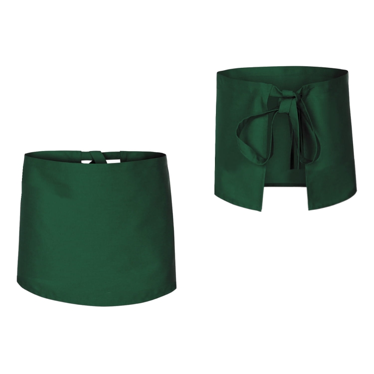 Zelena kuhinjska pregača za barmena, dužina 40 cm