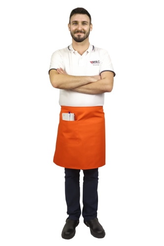 Narančasta konobarska prega dužine 50 cm