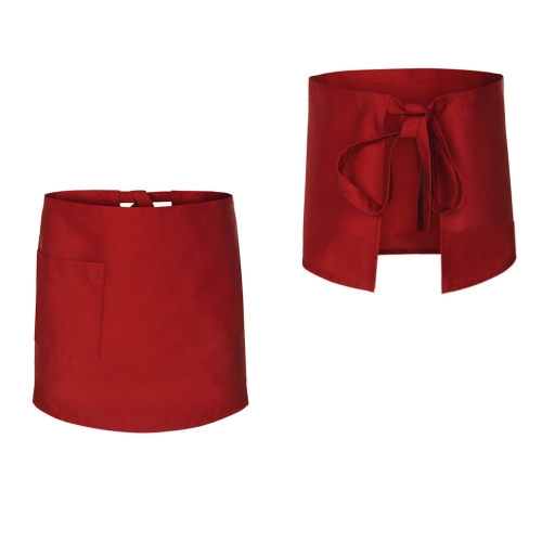 Crvena kuhinjska pregača dužine 50 cm