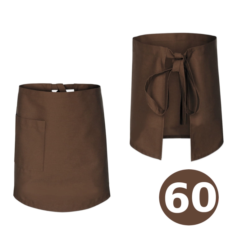 Konobarska kuhinjska bilješka smeđa 60cm