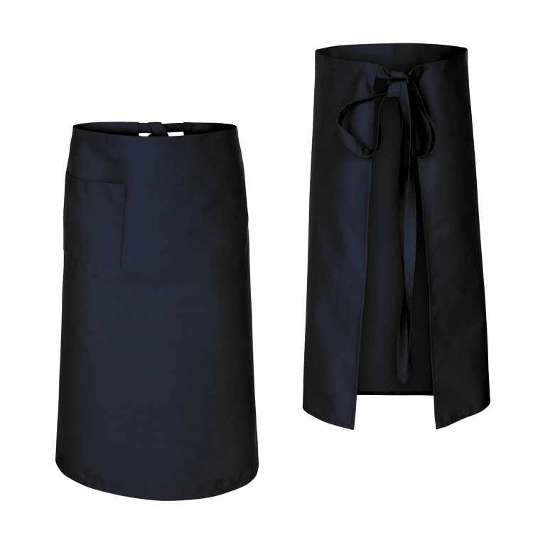 Kuhinjska pregača tamnoplave boje dužine 75 cm