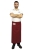 Bordo konobarska pregača dužine 90 cm