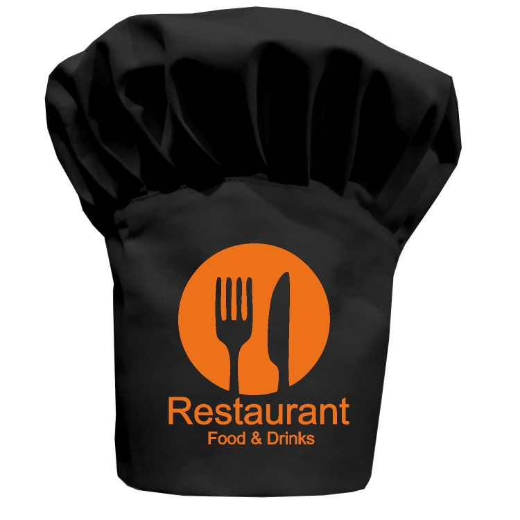 Kuhinjska kapa Restaurant Food&Drinks s vašim natpisom