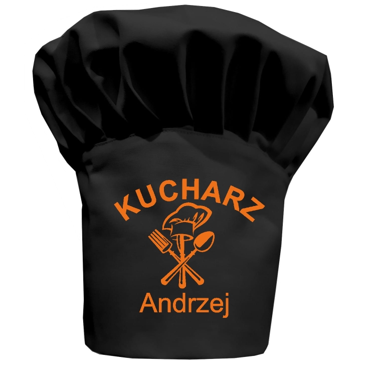 Crna kuharica šešir Kuchar.