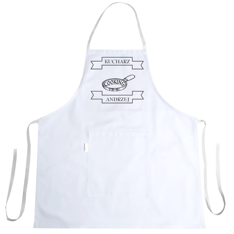 Kuhinjski pregač s printom Cooking Time