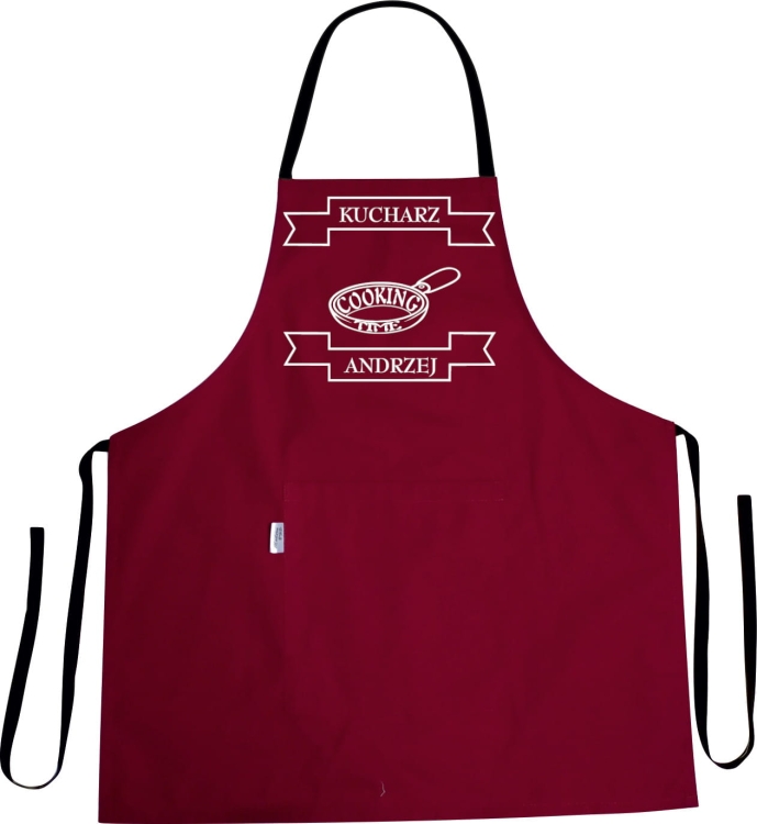 Kuhinjski pregač s printom Cooking Time