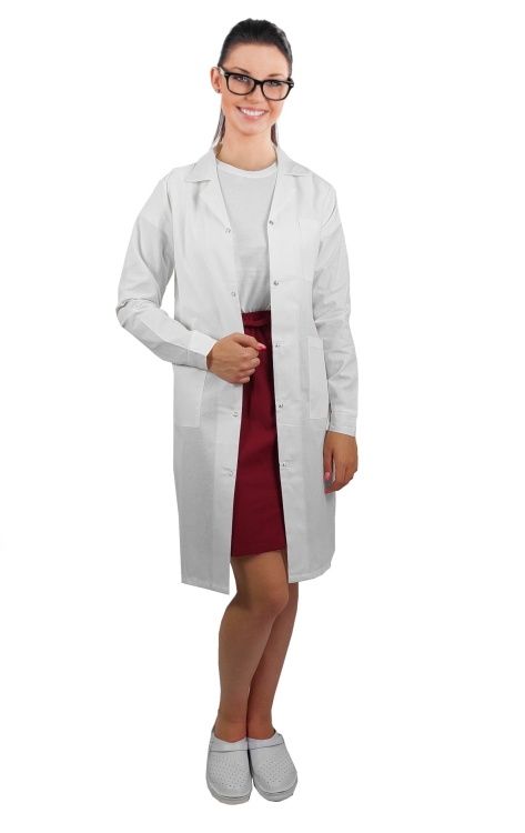 Zaštitne naočale u ženskom laboratorijskom setu