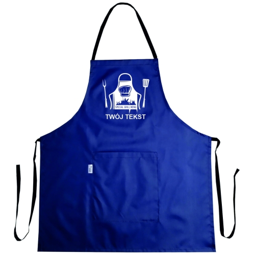 Vodootporna pregača s grafikom 'Grill Menu'