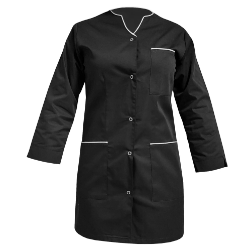 Ženski medicinski komplet s 3/4 rukavima i bijelim obrubom