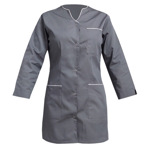 Ženski medicinski komplet s 3/4 rukavima i bijelim obrubom