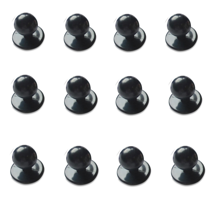 Kuharski gumbi, 10 komada u raznim bojama.