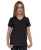 Damska bluza medyczna czarna BASIC PREMIUM