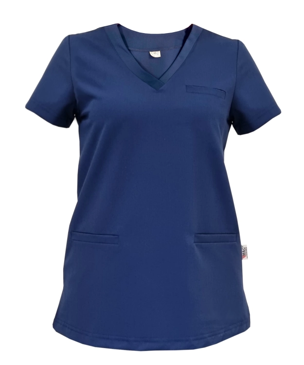 BASIC PREMIUM granatowa bluza medyczna damska