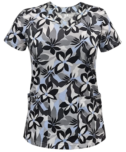 Damski komplet medyczny w kolorowe wzory