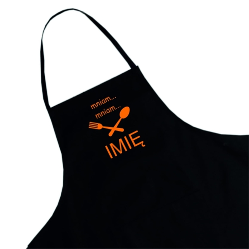 Fartuszek kuchenny z nadrukiem MNIAM MNIAM