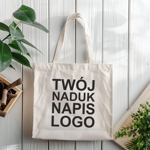 Ekologiczna torba na zakupy z twoim nadrukiem logo