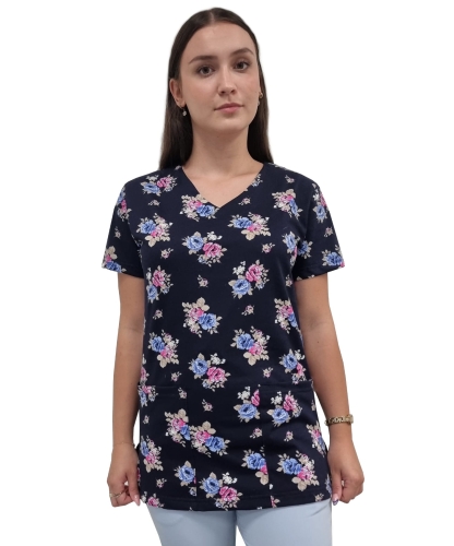 Bluza medyczna W4 z elastycznej bawełny