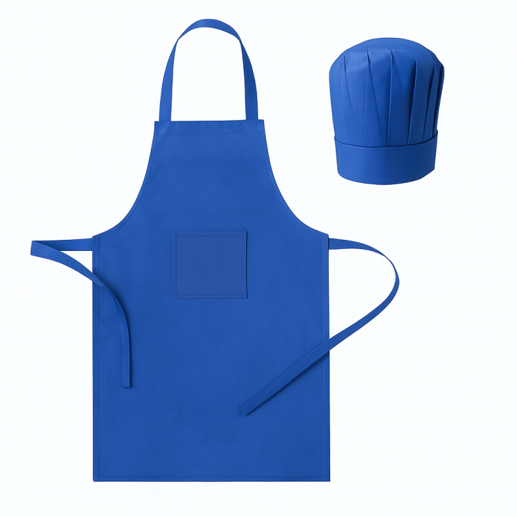 Fartuch i czapka kucharska w zestawie Małego Kucharza