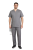 CLINIC męskie spodnie medyczne szare