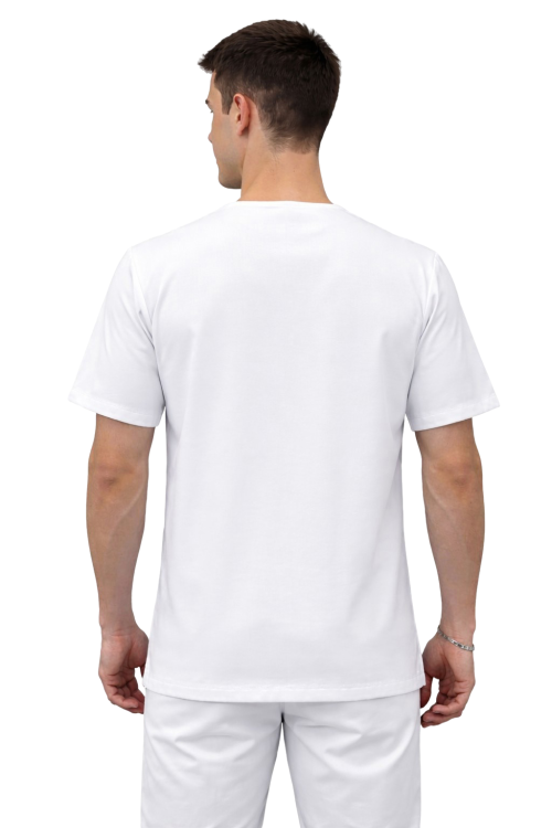 Męska bluza medyczna Cherokee Stretch w kolorze białym.png