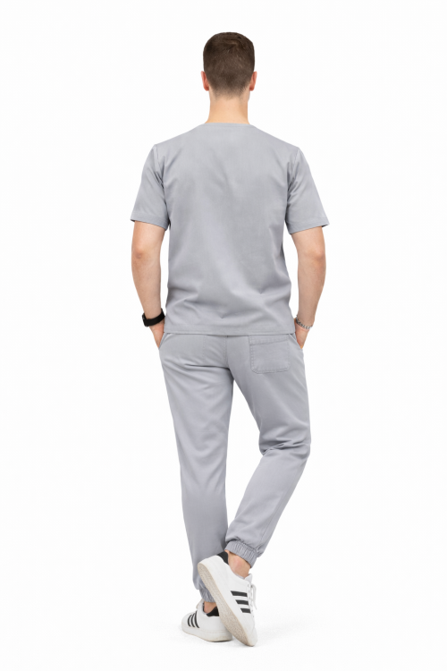 Ciemnoszary komplet męski medyczny Cherokee Stretch