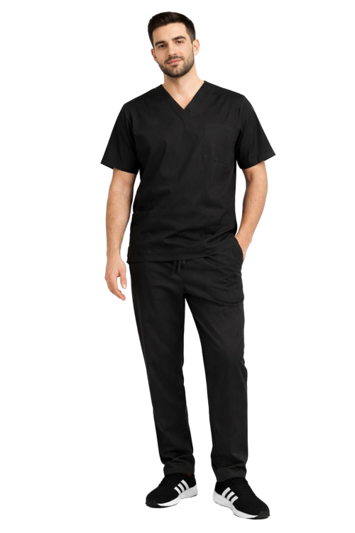 Męski zestaw medyczny CLINIC SLIM w kolorze czarnym