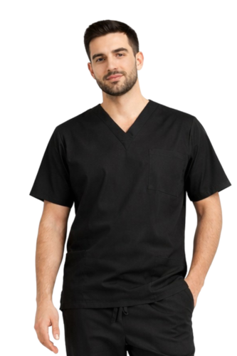 Męska bluza medyczna CLINIC kolor czarny