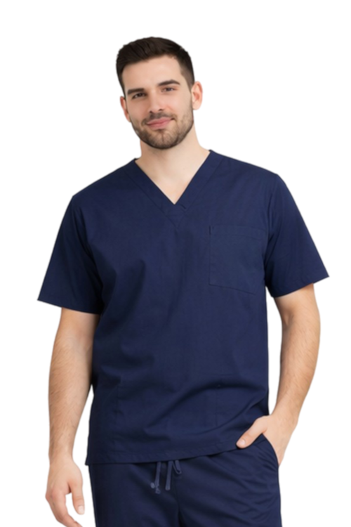 Bluza CLINIC męska medyczna w kolorze granatowym