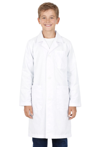 Fartuszek medyczny dzieciecy malego lekarza widok chłopca.png