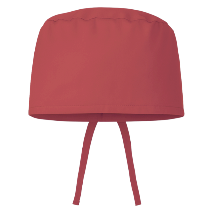 Czepek medyczny chirurgiczny wiązany unisex malinowy przód.png