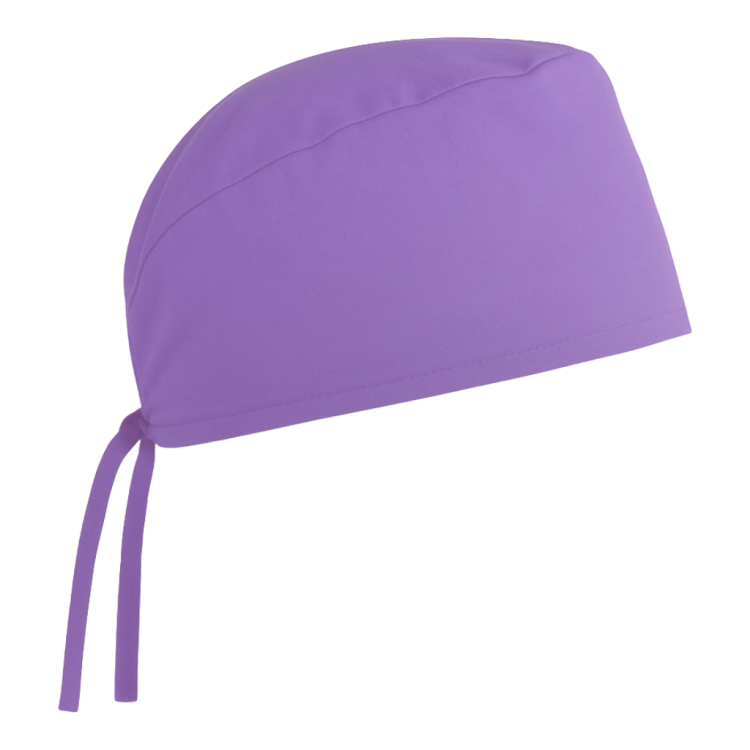 Czepek medyczny chirurgiczny wiązany unisex wrzosowy prawy bok.png