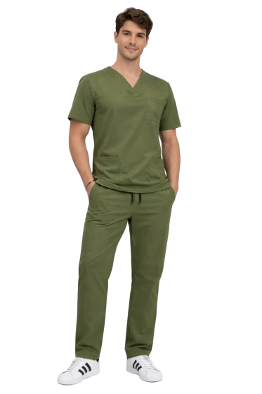 Muški medicinski set maslinaste boje BASIC PREMIUM