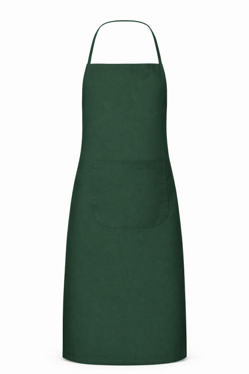 Fartuszek kuchenny gastronomiczny z kieszenienią zielona butelka mockup.png