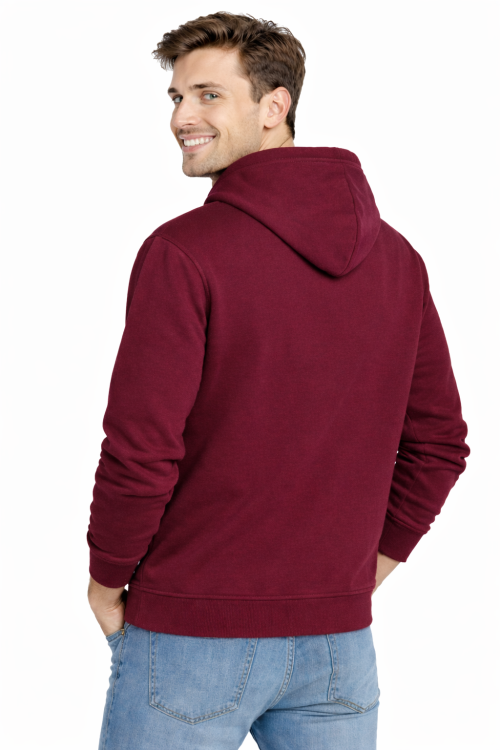 Bluza-dresowa-męska-z-kapturem-i-kieszeniami-kolor-bordowa-widok-z-tyłu.png