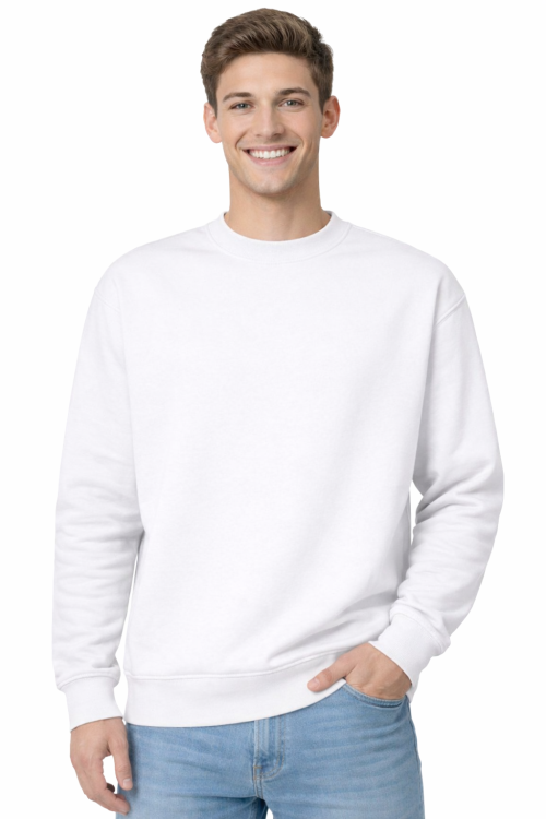 Biała bluza sportowa męska z długim rekawem.png