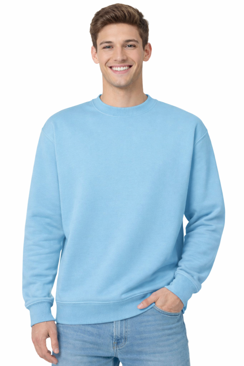 Jasno niebieska bluza sportowa męska z długim rekawem.png