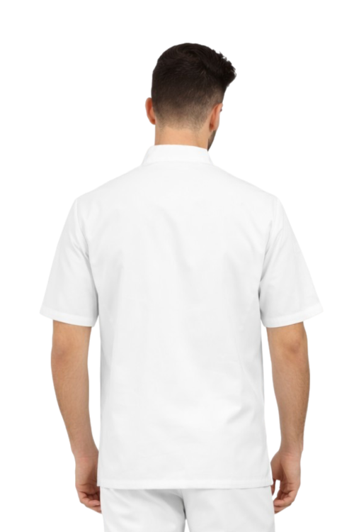 Bluza kucharska męska z białymi guzikami