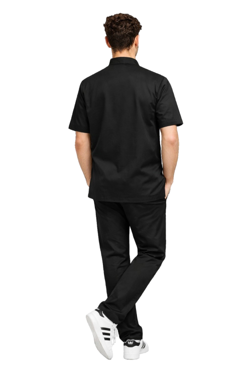 Zestaw gastronomiczny męski dla kucharza zapinany na napy