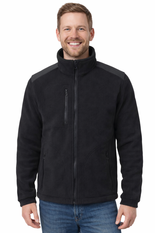 Bluza polarowa czarny z czarnymi wstawkami gramatura 360.png