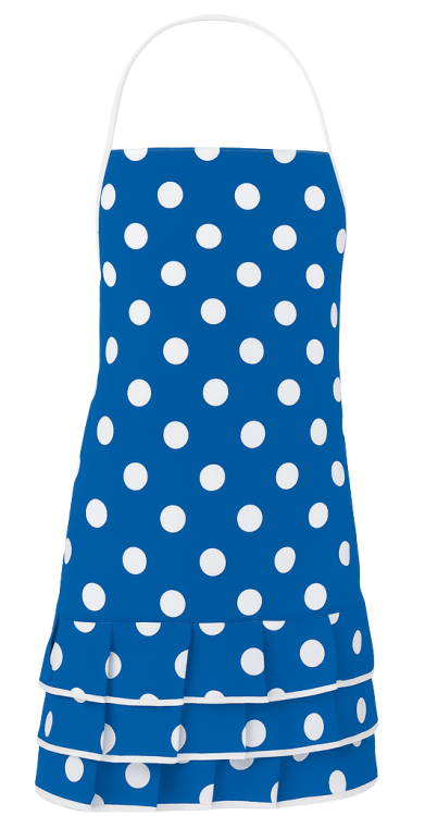 Niebieski fartuch kuchenny dla dorosłych