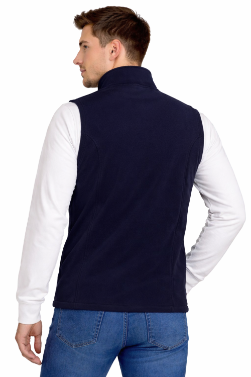 Softschell kamizelka bezrękawnik męski gramnatowy widok z tyłu.png