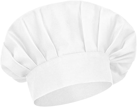 Czapka kucharska szefa kuchni unisex biała mockup.jpg