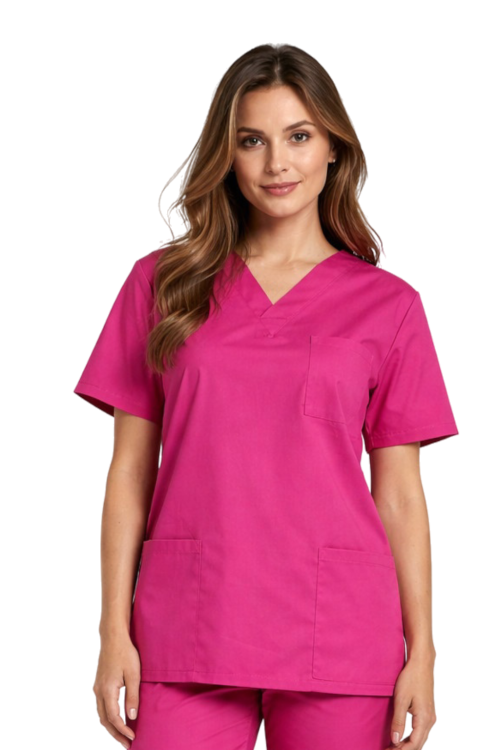 Damska bluza medyczna kolor amarant