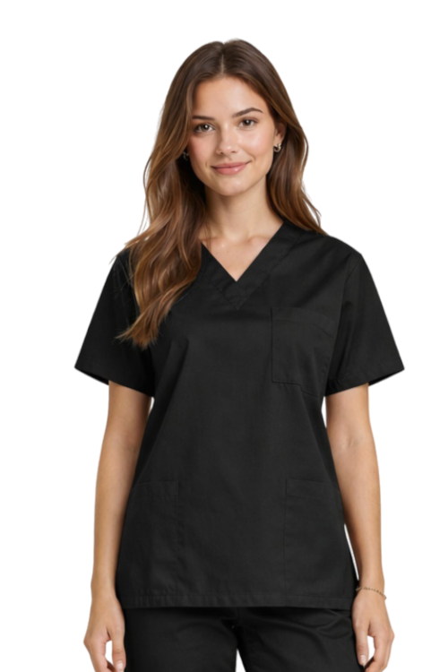 Czarna bluza medyczna damska
