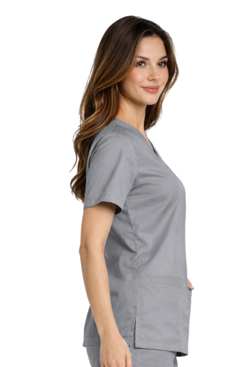 Medyczna bluza damska w kolorze szarym