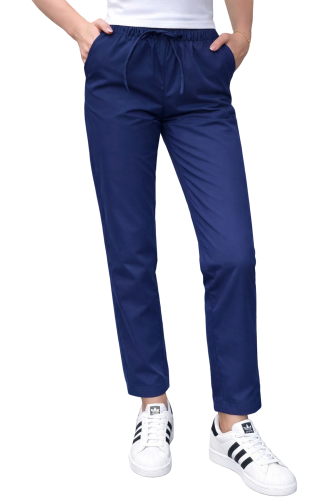 Spodnie medyczne cygaretki w kolorze granatowym
