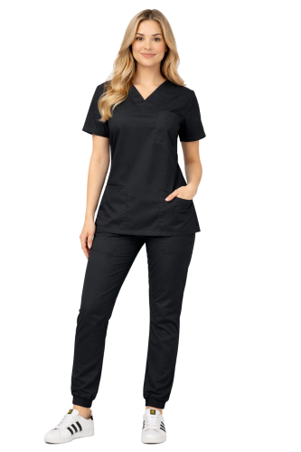 Komplet medyczny elastyczny FLEX kolor czarny