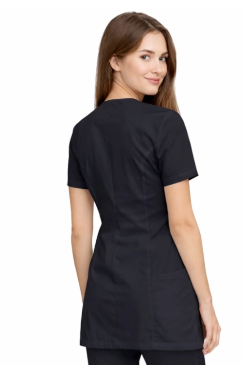 Damski żakiet kosmetyczny CASUAL PREMIUM w kolorze czarnym.png