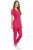 Komplet medyczny damski CASUAL PREMIUM amarant