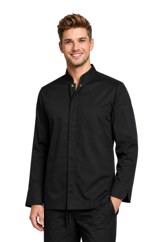 Bluza-kucharska-meska-zakryte-zatrzaski-dwie-kieszenie-elastyczna-kolor-czarny-wygodna.png
